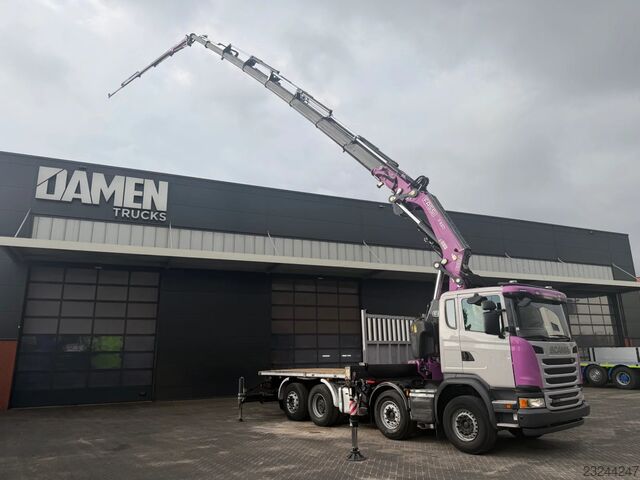 Scania G 450 8x2, FASSI F 820 RA.2.28 + JIB Scania G 450 8x2 FASSI F 820 RA.2.28 + JIB