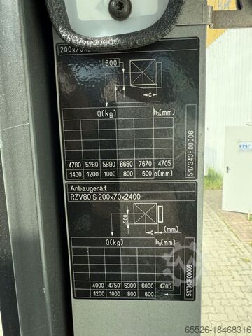 Dieselstapler Still RX 70-80 / 6578 Std. / Ex Bundeswehr