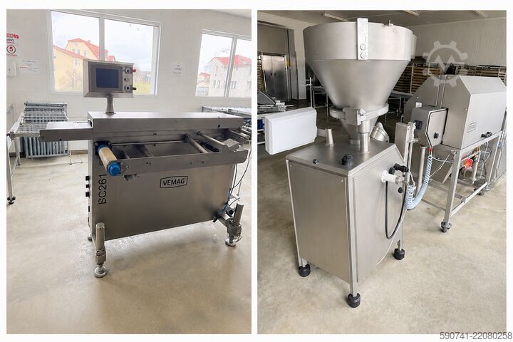 Kompletna linia do produkcji hamburgerów Vemag Roobot 500 + FM250 + SC261