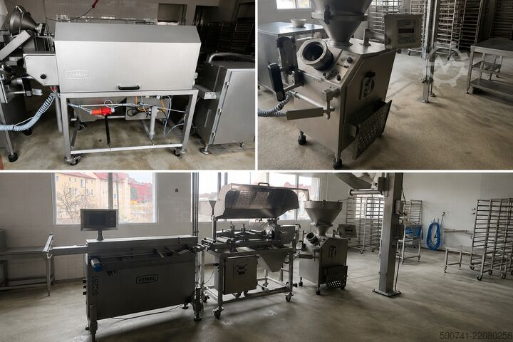Kompletna linia do produkcji hamburgerów Vemag Roobot 500 + FM250 + SC261