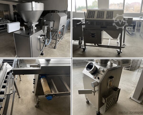 Kompletna linia do produkcji hamburgerów Vemag Roobot 500 + FM250 + SC261