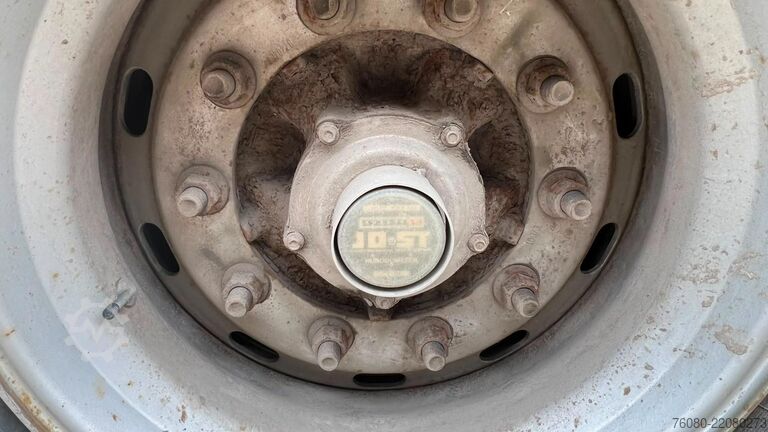 Atrelado da plataforma Van Hool 3B0073 (ALU SIDEBORDS / DRUM BRAKES / FREINS TA...