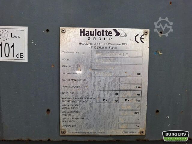 Telescopisch platform Haulotte HT23RTJ