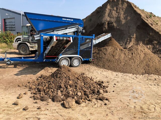 Trommelzeef Bovengrond Houtsnippers REMAV GmbH RS1500