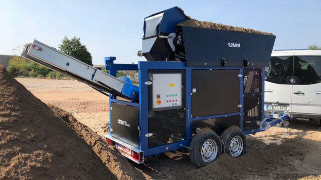 Trommelzeef Bovengrond Houtsnippers REMAV GmbH RS1500