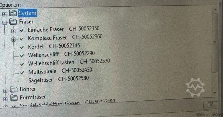 Værktøjssliber Deckel S20 NUM