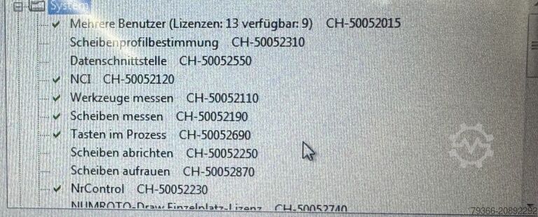 Værktøjssliber Deckel S20 NUM