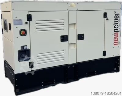 Generador de energía de emergencia Newpower Generator Notstromaggregat NWK33 + Stromaggregat Sonderschallschutz