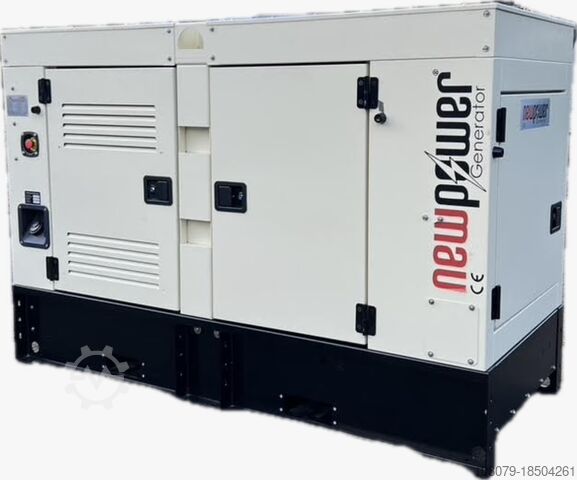 Generador de energía de emergencia Newpower Generator Notstromaggregat NWK33 + Stromaggregat Sonderschallschutz
