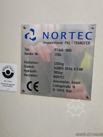 Raklapforgató Nortec PT 840-1600
