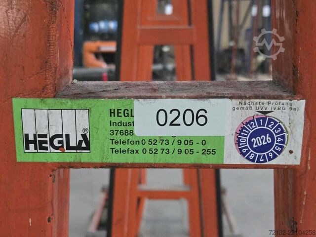 Üvegszállító kocsi Hegla 