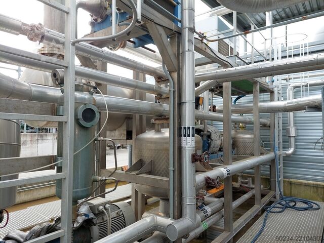 Evaporador de vacío de un solo efecto con condensador ECOTECNO 8-12 m3/day