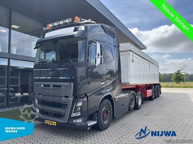 Standaard-SZM Volvo FH16 750 6x2/4 i.c.m. KWB P3 oplegger met Hiab ...