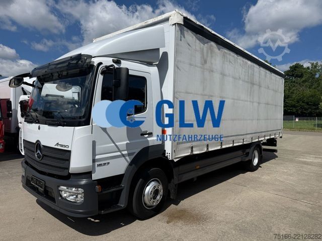 Platós teherautó ponyvával MERCEDES-BENZ ATEGO 1527 L Pritsche/Plane 7,40 m*AHK+SCHIEBE