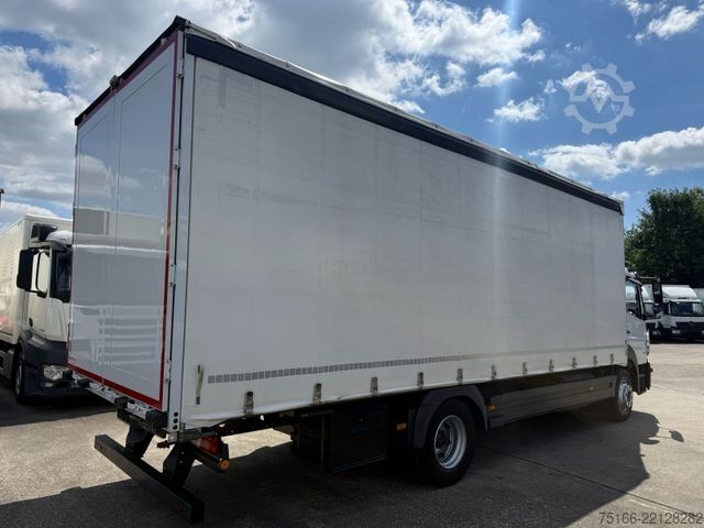 Platós teherautó ponyvával MERCEDES-BENZ ATEGO 1527 L Pritsche/Plane 7,40 m*AHK+SCHIEBE