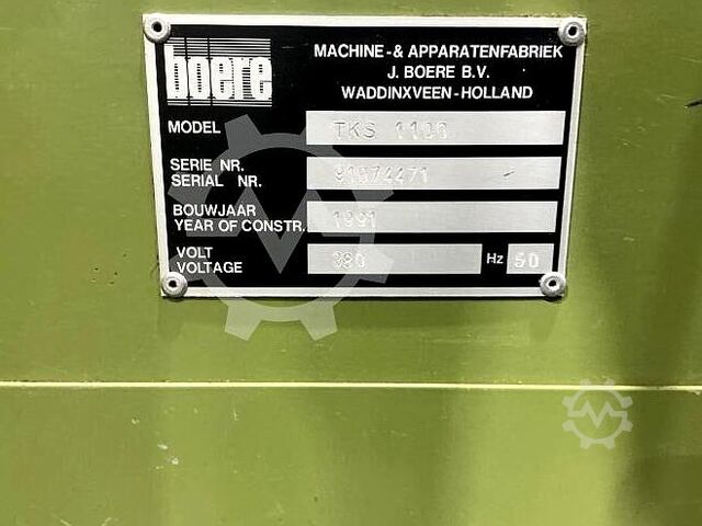 Széles szalagos csiszológép Boere TKS 1100, 1991-es évjárat Boere TKS 1100