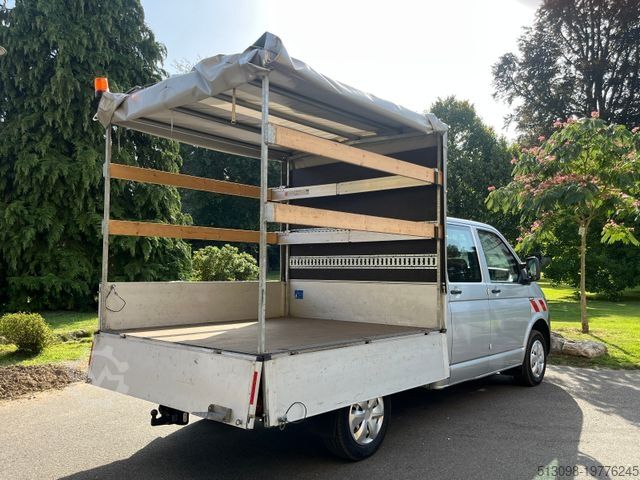 Gardinsided kassevogn VOLKSWAGEN T6 PRITSCHE+PLANE DoKa AUTOMATIK KAMERA STANDHZG