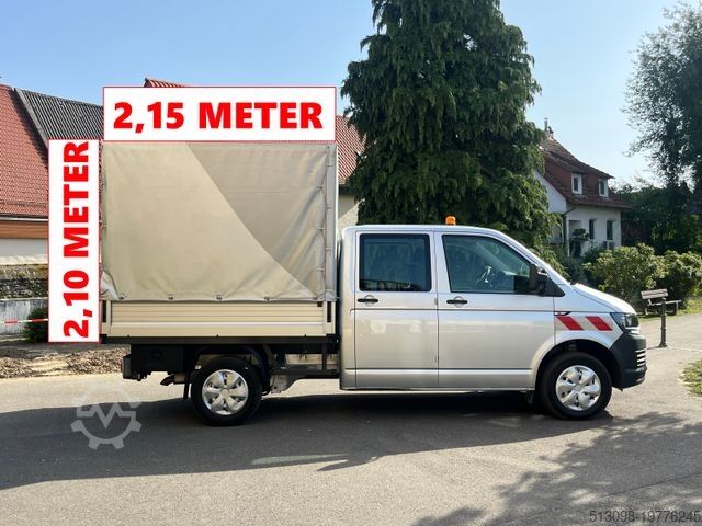 Furgon cu prelată laterală VOLKSWAGEN T6 PRITSCHE+PLANE DoKa AUTOMATIK KAMERA STANDHZG