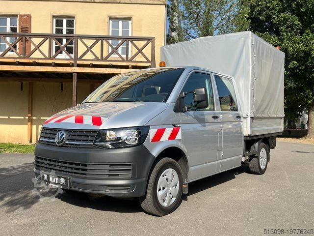 Gardinsided kassevogn VOLKSWAGEN T6 PRITSCHE+PLANE DoKa AUTOMATIK KAMERA STANDHZG