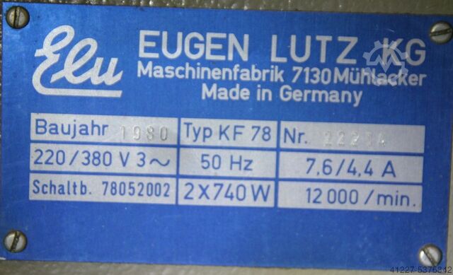 Two-spindle copy milling machine Elu KF 78