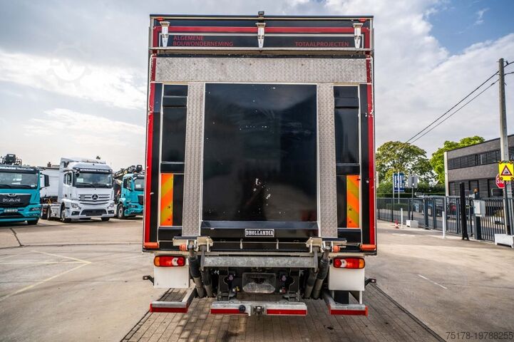 Koffer RENAULT D250 16T.- 36000 KM +DHOLLANDIA 2T.