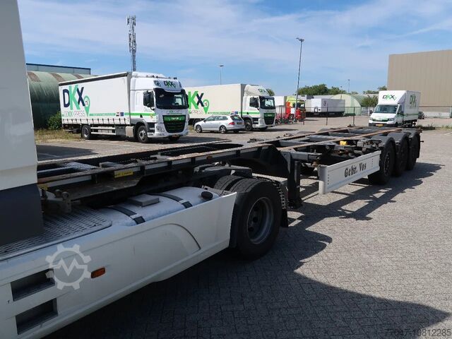 Containervervoer Renders FCC, BPW 2x20/40/45 FT, TUV, NL Trailer, TOP!