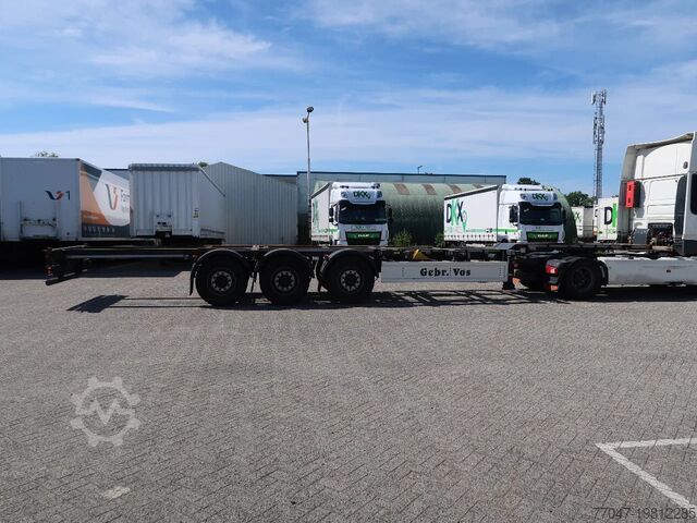 Containervervoer Renders FCC, BPW 2x20/40/45 FT, TUV, NL Trailer, TOP!
