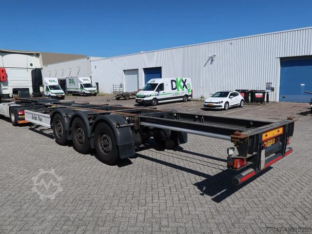 Containervervoer Renders FCC, BPW 2x20/40/45 FT, TUV, NL Trailer, TOP!