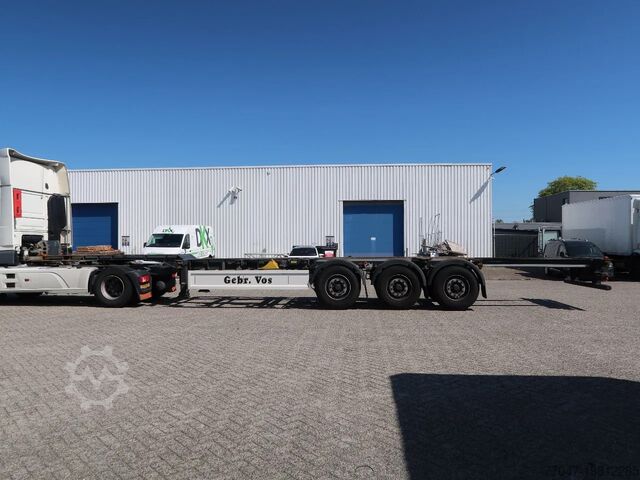 Containervervoer Renders FCC, BPW 2x20/40/45 FT, TUV, NL Trailer, TOP!