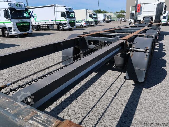 Containervervoer Renders FCC, BPW 2x20/40/45 FT, TUV, NL Trailer, TOP!