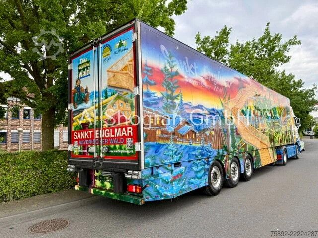 Kyld/fryst transport Schmitz Cargobull Carrier Vector 1550/Tiefkühl/Doppelstock/Blumen...
