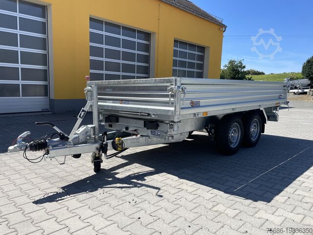 Drieweg kipper aanhangwagen SARIS K3 360 176 3500 HDS E Stahlkipper