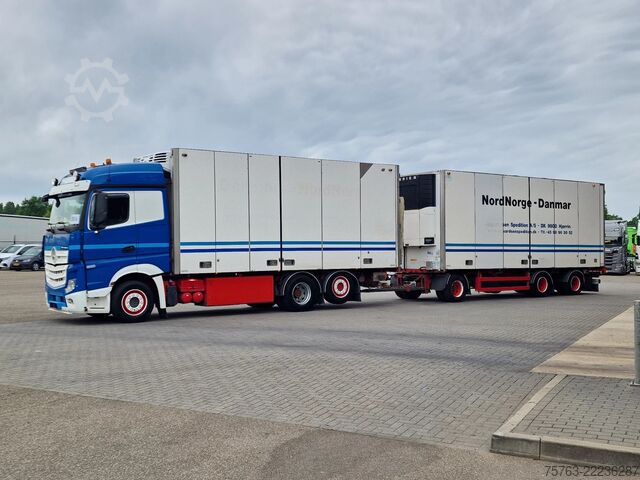 Kyld/fryst transport Mercedes-Benz Actros 2553 6x2 - Thermoking frigo - Loadlift +...