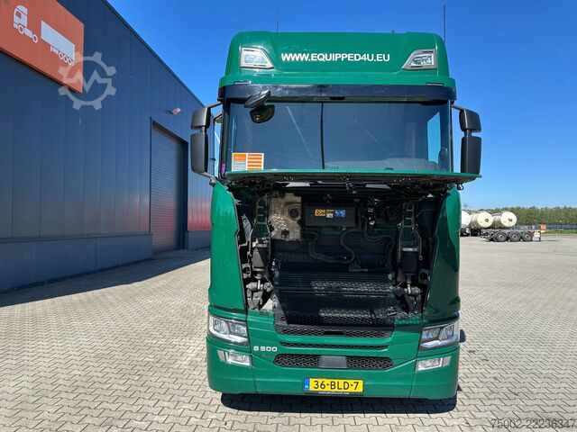 Estándar-SZM Scania S500 S500 6x4 RETARDER / ontheffing 78 ton / NL...