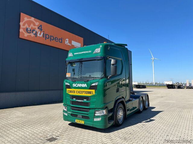 Βαρύ φορτίο Scania S500 S500 6x4 RETARDER / ontheffing 78 ton / NL...