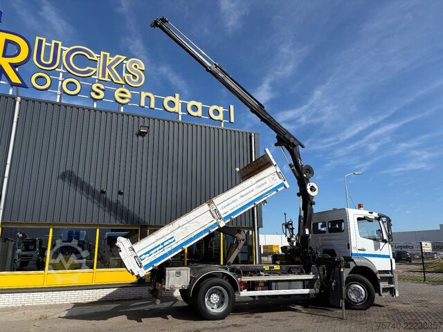 Kraanwagen Mercedes-Benz Axor + HIAB 088 ES -3 HIDUO + TIPPER + MANUAL
