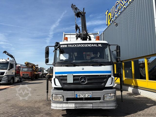 Kraanwagen Mercedes-Benz Axor + HIAB 088 ES -3 HIDUO + TIPPER + MANUAL