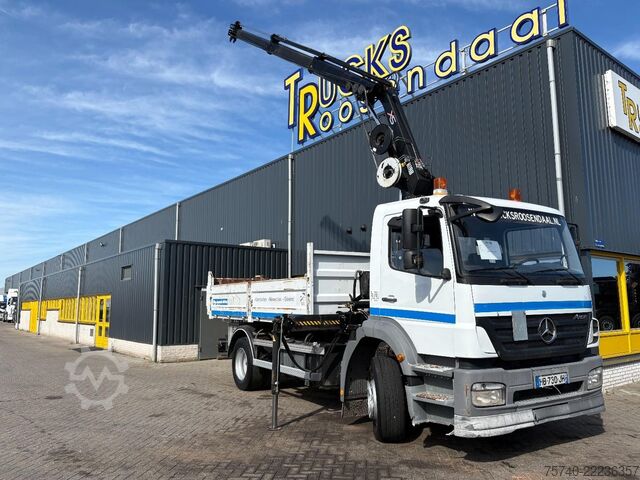 Kraanwagen Mercedes-Benz Axor + HIAB 088 ES -3 HIDUO + TIPPER + MANUAL