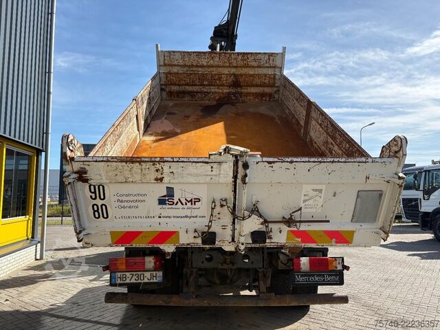 Kraanwagen Mercedes-Benz Axor + HIAB 088 ES -3 HIDUO + TIPPER + MANUAL