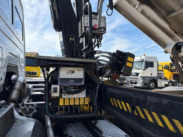 Kraanwagen Mercedes-Benz Axor + HIAB 088 ES -3 HIDUO + TIPPER + MANUAL