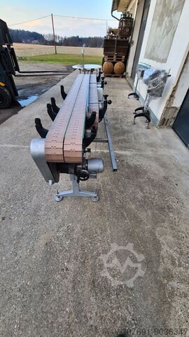 Förderband Transportband Gliederkettenband Kurvenband