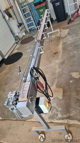 Förderband Transportband Gliederkettenband Kurvenband