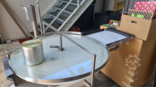 Förderband Transportband Gliederkettenband Kurvenband