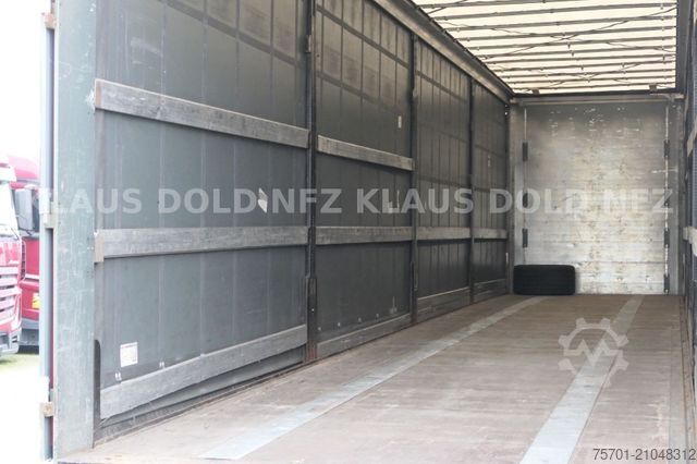 Skåpsemitrailer KÖGEL S 24-1 Pritsche Plane Edscha SAF-Achsen