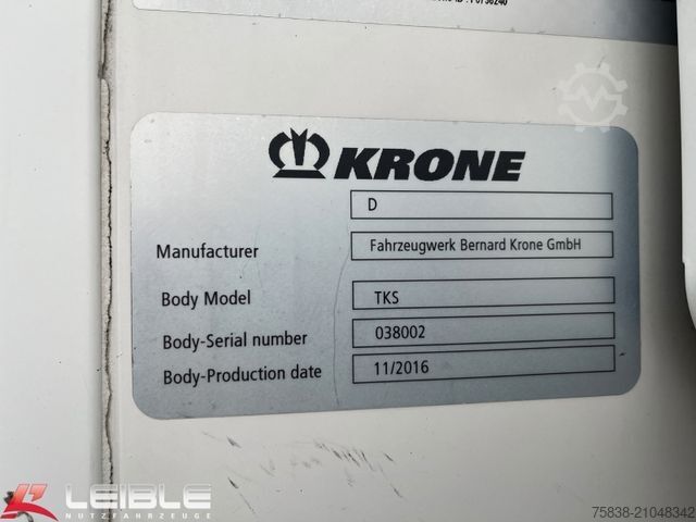 Kylsläpvagn KRONE SD*Frigo Thermo King SLXe300*Liftachse*