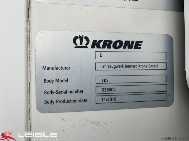 Kylsläpvagn KRONE SD*Frigo Thermo King SLXe300*Liftachse*