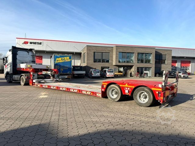 Lavt bygger sættevogn KÄSSBOHRER SLL 2/2H 2-Achs Tiefbett Hydraulische Lenkung