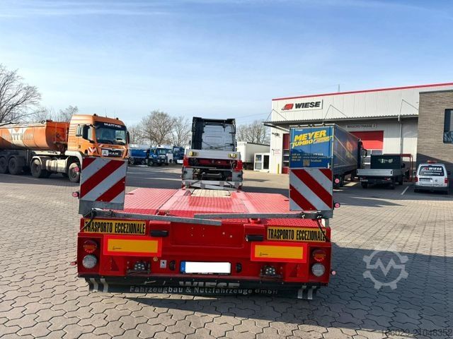 Lavt bygger sættevogn KÄSSBOHRER SLL 2/2H 2-Achs Tiefbett Hydraulische Lenkung