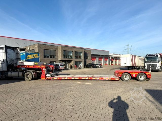 Lavt bygger sættevogn KÄSSBOHRER SLL 2/2H 2-Achs Tiefbett Hydraulische Lenkung