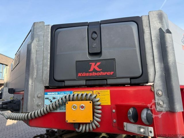 Lavt bygger sættevogn KÄSSBOHRER SLL 2/2H 2-Achs Tiefbett Hydraulische Lenkung